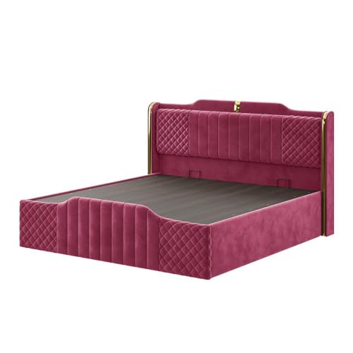 Image of Wakefit Velura King Size Hydraulic Storage Upholstered Bed