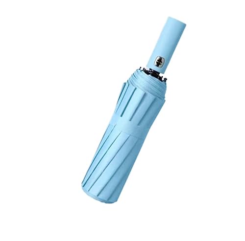 Parapluie pliant automatique XYNSNDB grand format avec lampe torche et protection noire