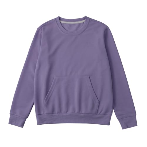 Sweatshirts for Teen Girls Oversized Fall Casual Long Sleeve Pullover Kids Cute Youth Crewneck Sweatshirt with Pocket3