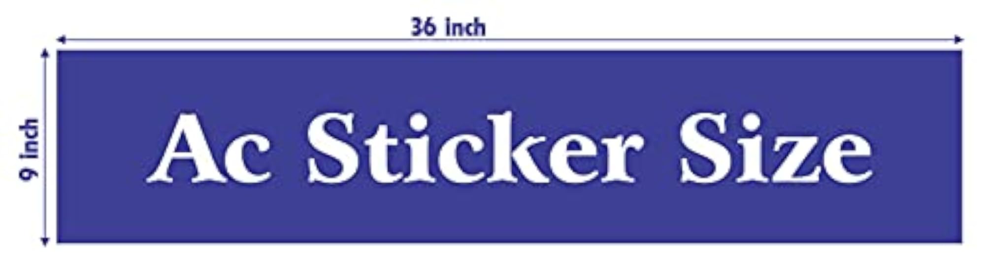 Green Kalma Air Conditioner Sticker - Standard Size