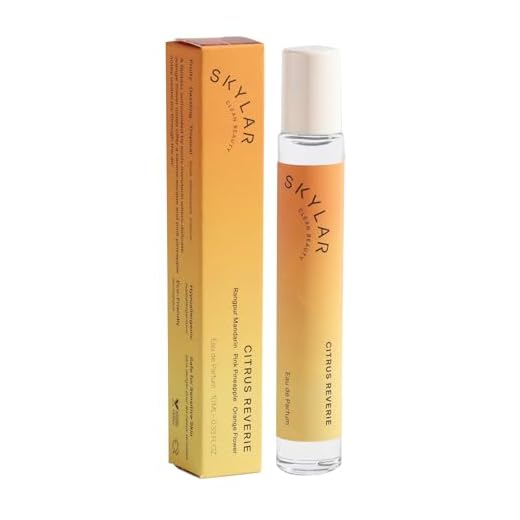 Skylar Citrus Reverie, Rollerball Perfume for Women, Fruity, 0.33 Fl oz