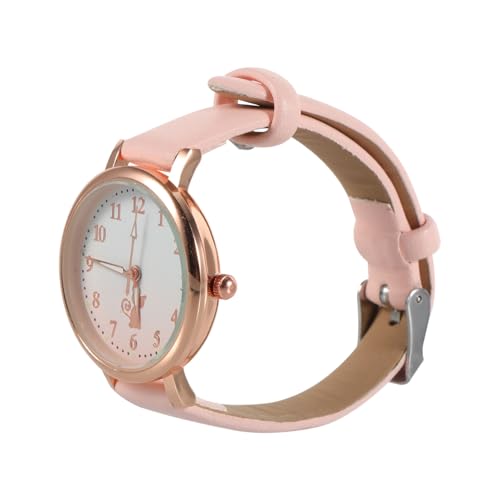 Band Childrens Watch with Luminous Pointers Casual Wristwatch for Student Simple Analog Design