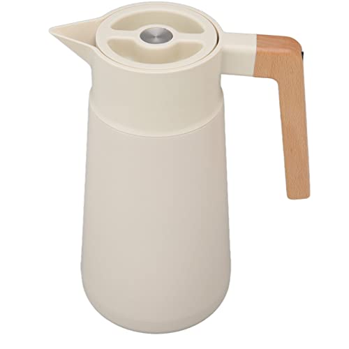 Garrafa térmica, garrafa térmica de aço inoxidável 2L para café com parede dupla para água, chá, caf