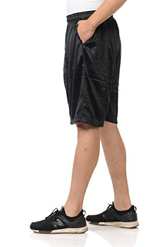 Men Mesh Shorts with Pockets Sizes S-5XL2