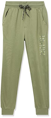 Image of Max Boys Mid Rise Typographic Print Regular Fit Track Pants