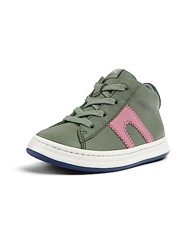 Camper Runner Four First Walkers, Première chaussure de marche, Medium Green,