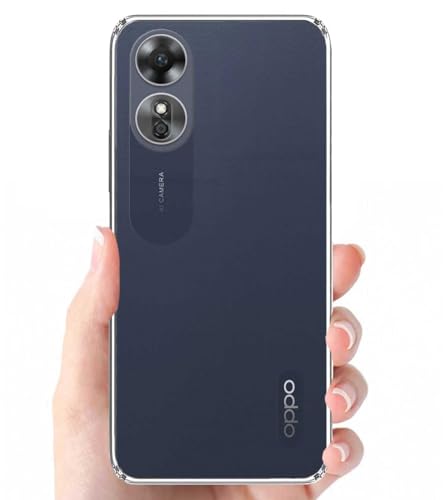 Image of Rubber Back Cover Compatible Model for Oppo CPH2477 / Oppo A17 - Transparent