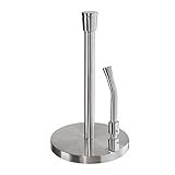 Oggi Stainless Steel Tension Arm Paper Towel Holder, Silver