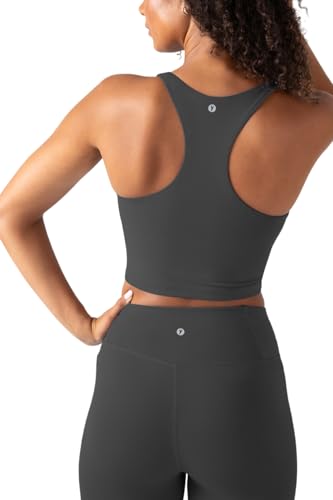Image of YITTY Active Sports Bra Tank, Tank Top for Women with Built-in Bra, Racerback, Removable Cups, Low-Impact Yoga and Gym