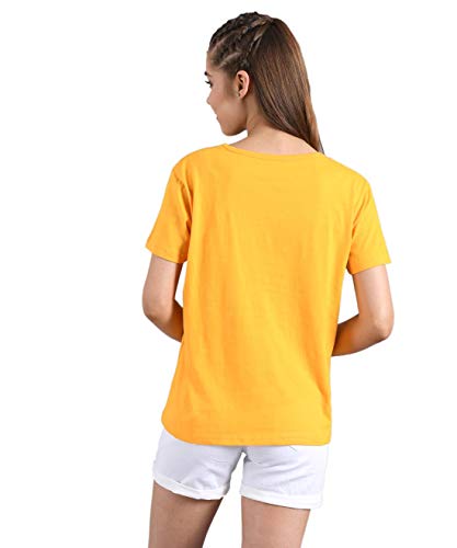 Image of KOTTY Women's Letter Print Regular Fit T-Shirt