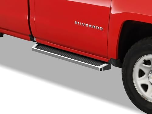 Estribos laterales APS para Chevy Silverado y GMC Sierra miniatura 1