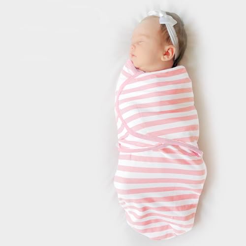 Image of Mama Cheetah Baby Swaddle Blanket, Adjustable Newborn Swaddle Wrap for Infant (0-3 Month), 3 Pack Soft Organic Cotton