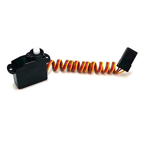 Drohnenzubehör Drone Zubehör 5g Thin Servo 4.3g Analog Plastikzahnrad 300g Drehmoment TJC8 2.54mm 3P for RC Airplan (Color : Black, Size : 4.3g) Cover