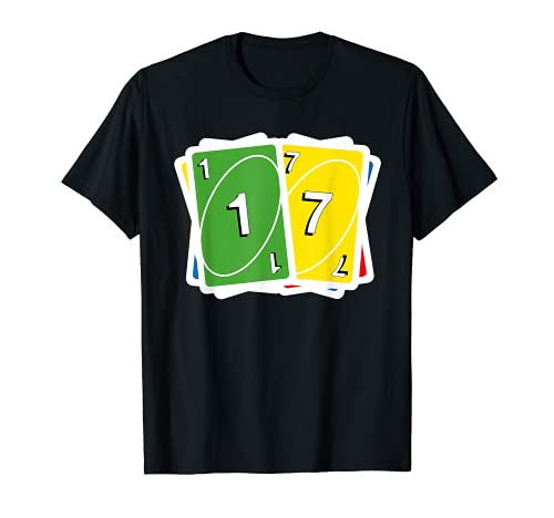 Regalo de cumpleaños para adolescentes de 17 años para 17 diecisiete | Camiseta divertida y sencilla Camiseta