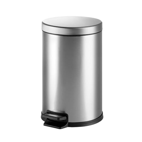 Caneca de basura redonda 3 galones acero inoxidable