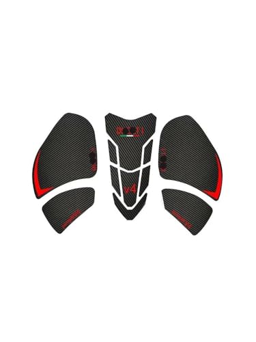 Patin réservoir moto Ducati V4 pour éviter les glissements au freinage
