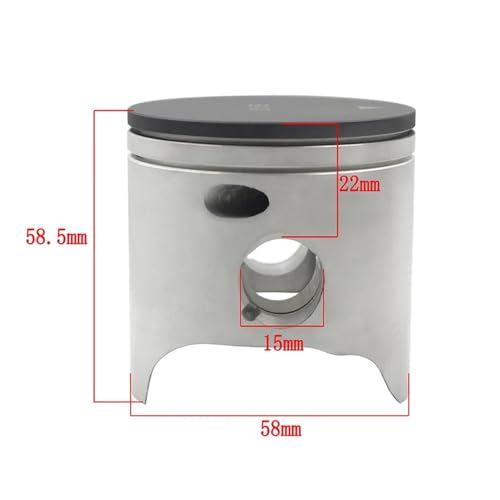 Kit de pistón de 58 mm con sellado térmico para moto 150 SX 5