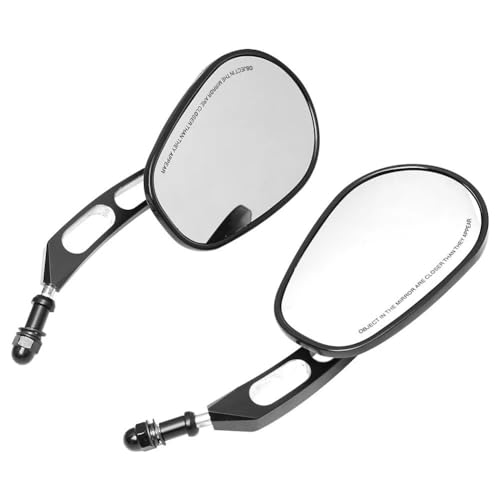 Rétroviseurs universels de moto 8mm anti-vibrations pour une vision arrière parfaite