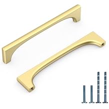 10 Pack Brushed Gold Cabinet Pulls 5 Inch128mm Gold Kitchen Cabinet Handles Cabinet Hardware for Bathroom Drawer Pulls