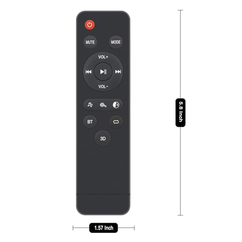 Télécommande de rechange Vmai Soundbar S5 à infrarouge longue portée 2.0CH - 4