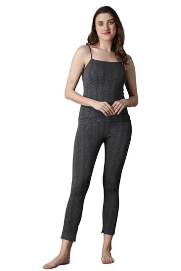 Winter were Women Thermal Top and Lower,Thermal Set(Medium) Multicolour-image-22