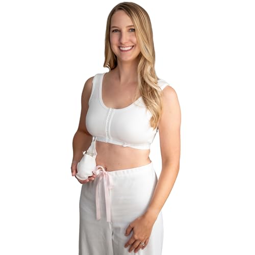 Gentle Touch Surg-Ease Bra with Hook & Eye Front Closure- Post Mastectomy Recovery Bra, Made in USA2