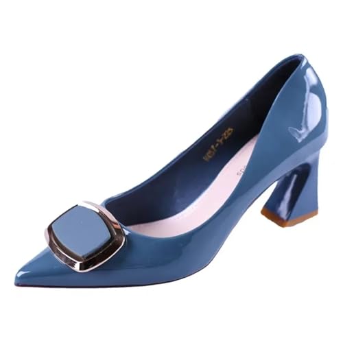 Chaussures à Talons Hauts en Cuir Verni d'une Finition Prestige