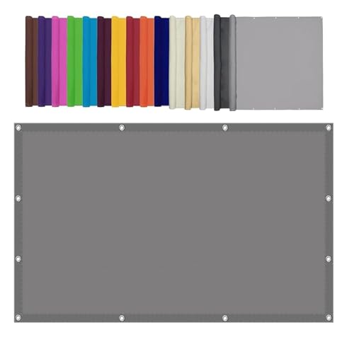 Voile d'ombrage rectangulaire étanche 5.2x5.2m gris clair - 2