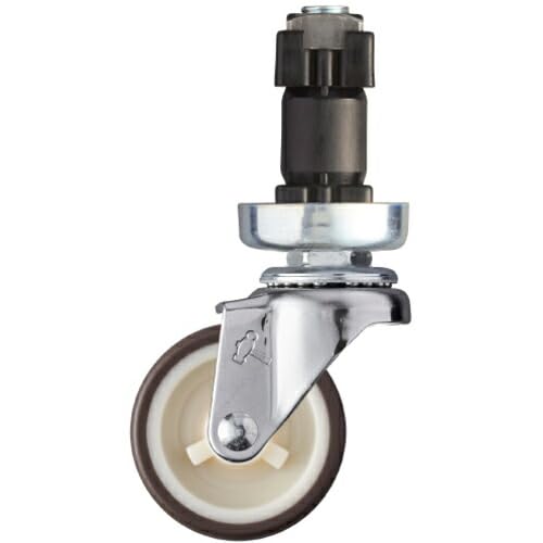 Hammer Pipe Insert Swivel Urethane Wheel (Nylon Wheel) 2.0 inches (50 mm) Diameter 1.3 inches (32 mm) 4201EN-UR50