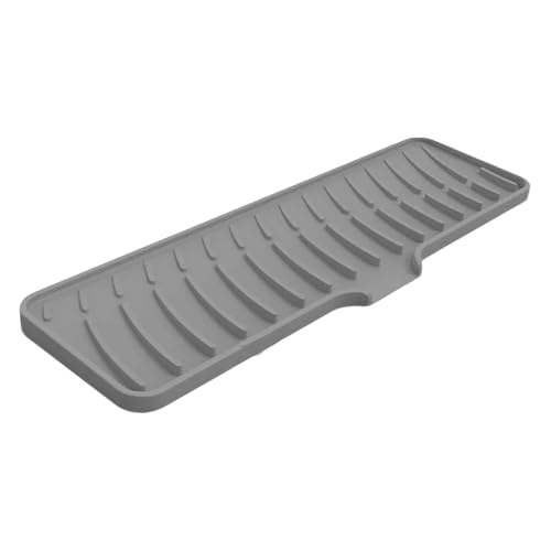 蛇口 排水マット シリコン シンクマット 水切り マット 蛇口水切りマット シリコン製 キッチン シンク シリコン マット 水汚れ防止 快速排水 速乾 吸水 整理 整頓 滑り止め お手入れ簡単 再利用可能 トレイ バスルーム 浴室 化粧台 洗面台 乾燥用マ