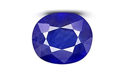 Saphir bleu naturel de 4,8 carats pierre précieuse Neelam pour astrologie védique
