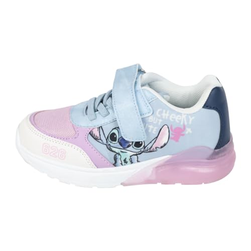 CERDÁ Life'S Little Moments Zapatillas Infantiles de Stitch con Luz LED, Azul y Rosa, 30 EU