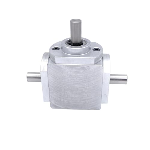 Angle Steering T Shape Reverse Gearbox 1 to 1 Transmission Steering Angel Device 6mm Dual Shaft Spiral Bevel Gear Commutator Driving Change