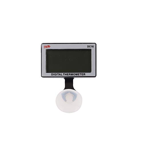 AILOVA Digital LCD Fish Tank Aquarium Thermometer Submersible Water Digital Electronic Aquarium Temperature Alarm Control with Suction Cup