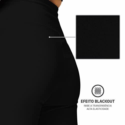 Calça Bailarina Solid Power Uv50 Muvin Cbl-900 - Preto - P