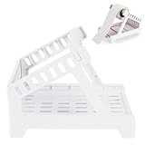 1pcs Label Holder Thermal Label Tray,Printer Paper Holder Label Rack Reel,Label Holder for Thermal Label Roll,Plastic Printer Label Holder,Thermal Label Printer Holder Accessory for Office Home,White