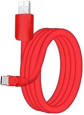 Original 65W Dash Warp Charge Cable, USB A to Type C Data Sync Fast Charging Cable - 1.5 Meter, Red (APR155)