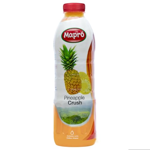 Image of Mapro Crush - Pineapple, 1L Bottle (Pack of 3)