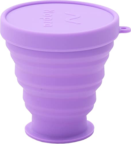 Nopra 洗浄カップ Tall 説明書付き 洗浄用カップ 月経カップ用 煮沸消毒 (パープル) 1.0 個