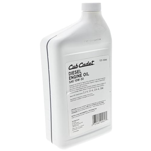 Aceite Diesel 10W-30 CUB CADET 32oz Tractor miniatura 4