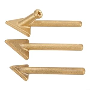 Sandyseptember Końcówki Spawalnicze Mosiężne 3 szt.