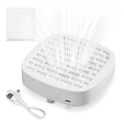 Colector de polvo de uñas, ventilador de vacío compacto con filtro reutilizable, potente herramienta de succión para manicura y pedicura para esmalte de uñas acrílicas, salón y hogar (colector de