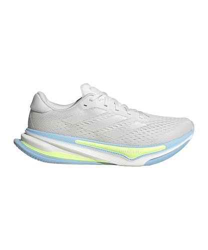 adidas Performance Supernova Prima - Zapatillas de correr para hombre, color blanco y plateado, talla 44 2/3