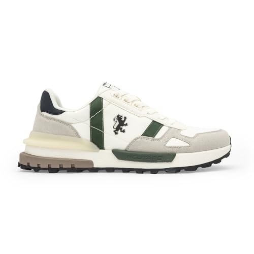 Image of Red Tape Men's Sneakers White Grey Mesh Round Toe Lace-Up