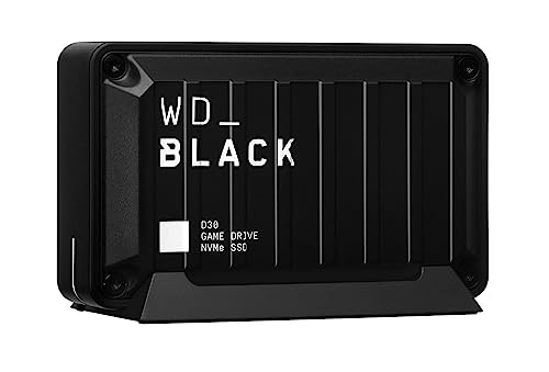 Western Digital 500GB D30 Game Drive SSD - Portable External Solid State Drive, Compatible with Playstation, Xbox, & PC, Up to 900MB/s - WDBATL5000ABK-WESN