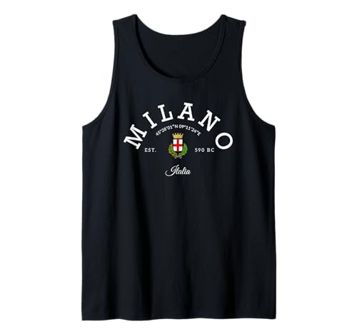 Milano Italia Milano viaje Milano vacaciones familiares a Italia Camiseta sin Mangas