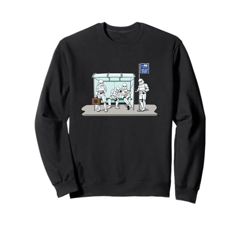 Image of Star Wars Stormtroopers Waiting At The AT-AT Stop Sweatshirt