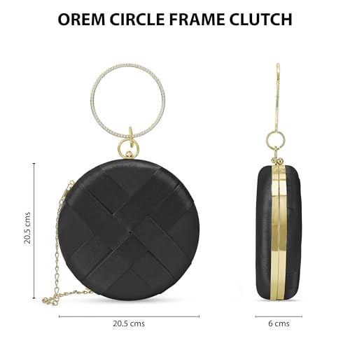 Image of Lavie Signature Women's Orem Circle Frame Clutch | Ladies purse |Gift For Women