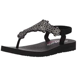 Skechers Meditation Floral Lover dames Teenslipper