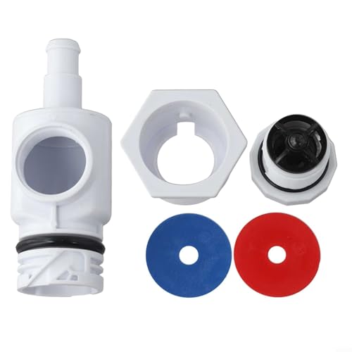 Gdfnmogo Válvula de desconexión rápida y alivio de presión de repuesto para limpiadores de piscinas Polaris 180, 280, 380, 480, 3900 y 9-100-9001 - Conector de montaje en pared ABS con